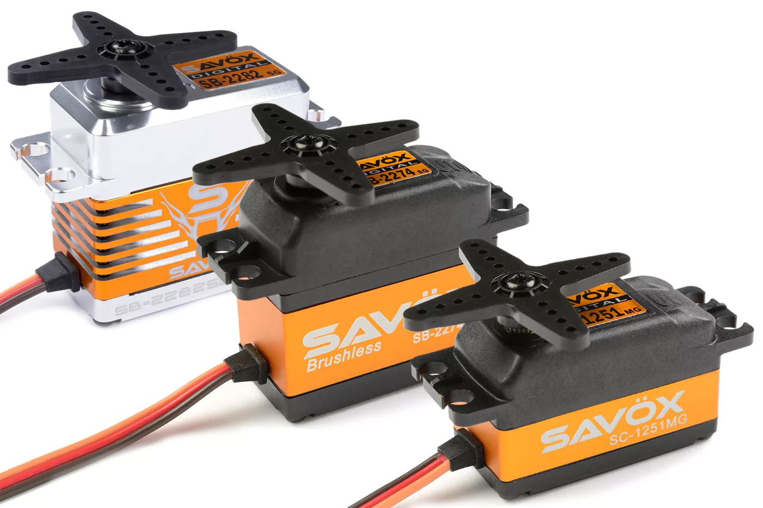 Various RC servos